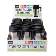 Travel Mug - Stainless Steel - 400ml 