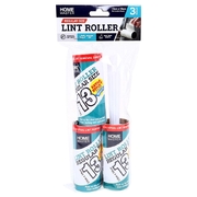 Lint Roller Includes 2 Refills On Clip Strip