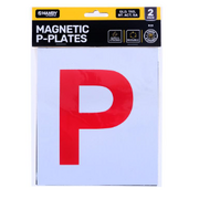 P Plate QLD Red Magnetic 2pk