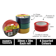 Handy Hardware Coloured PVC Insulation Tape 30mm x 20m