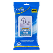 Pre-Moistened Bathroom Wipes - Wipe: Dimension 16cm x 20cm - 40pk