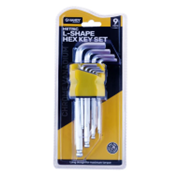 Hex Key Ball End Short L-Handle Metric 9pc 