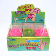 Squishy Squeeze - Slow Rise Swirl Ball - Ã5.5cm - Assorted Colours