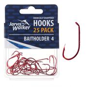 Jarvis Walker Baitholder Hook 25pc Value Pack Sz 4
