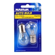 12V 21/5W BAY15d BULB BL PK 2