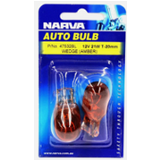 12V 21W T20 WEDGE AMBER BL (2)