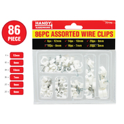 Handy Hardware 86pc Wire Clip Assortment