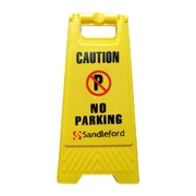 NO PARKING A FRAME SIGN