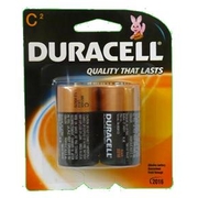 2pk Duracell Alkaline Bat. C