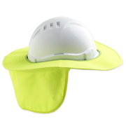 Pro Choice Detachable Hard Hat Brim/Neckflap Fluro Yellow
