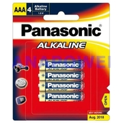 Panasonic AAA 4Pk Alkaline Battery