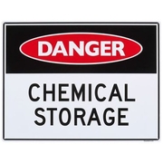 CHEMICAL STORAGE LARGE SIGN 