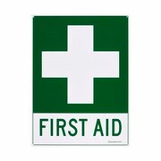 Sign Large PP 450x600mm First Aid