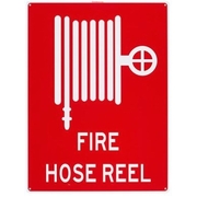 FIRE HOSE REEL LARGE SIGN PP 450 X 600 MM 