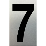 MARKIT SN NUMERAL NO. 7 75MM BLACK