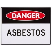 Asbestos Medium/Large Sign 