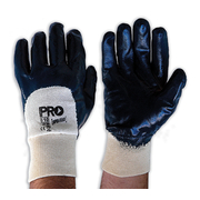 Pro Choice SuperGuard Blue Nitrile 3/4 Dipped Gloves Size 9