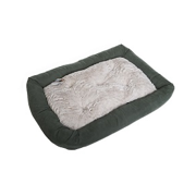 Dog Bed W/Remove Pillow Green Medium