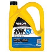 Nulon Premium Mineral 20w50 High Kilometre Engine Oil 5 Litre