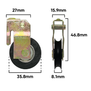Carriage Sliding Door Adj & Roller (A061)