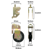 Carriage Door Adj set 1061 & 1051