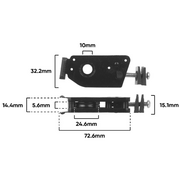 Carriage Sliding Door Adj & Roller suit Boral MK5C(A240)