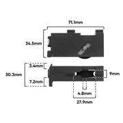Car Sliding Door Adj & Roller LH (A340)