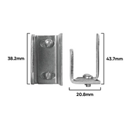 Guide Door Architrave Metal 2 Pc (A730)