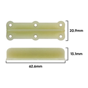 Guide Floor Plastic Timber Door (A870)