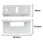 Guide Floor Plastic Timber Door (A880)