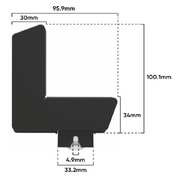 Cnr Stake Scr Dr Adj & Rollr 16x30 (C080)