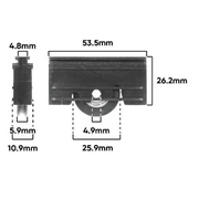 Carriage Screen Door Adj & Roller(c200)