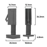 Guide Scr Door Top Suit Boral (C290)