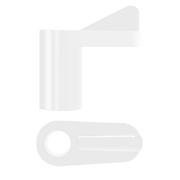 Swivel Clip Offset 11mm Clear(C726)