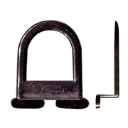 Lift Tab Flyscreen 25mm Black Round Top