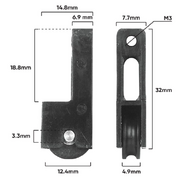 Carriage Window Adj & Roller (E130)