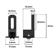 Carriage Window Adj & Roller (E140)