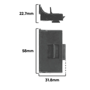 Handle & Catch Window & Spring suits Bristile(F050)