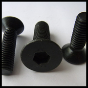 Socket Cap Screw Flat Head M6 x 16mm Black 10.9 Grade