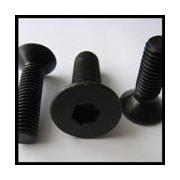 Socket Cap Screw Flat Head M8 x 30 Black 10.9 Grade