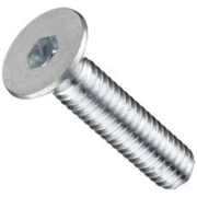 Socket Cap Screw Flat Head M8 x 20mm Zinc Plated 10.9 Grade