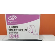 Swan Jumbo Toilet Rolls Premium 2 Ply 250m, 8 Rolls Per Box