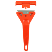 Sterling Red Plastic Scrapper With Heavy Duty Blade