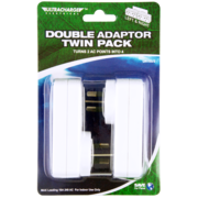 Ultracharge Double Adaptor Twin Left & Right
