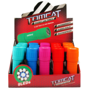 Tomecat 9led Basic Rubber Torch Inc Battery