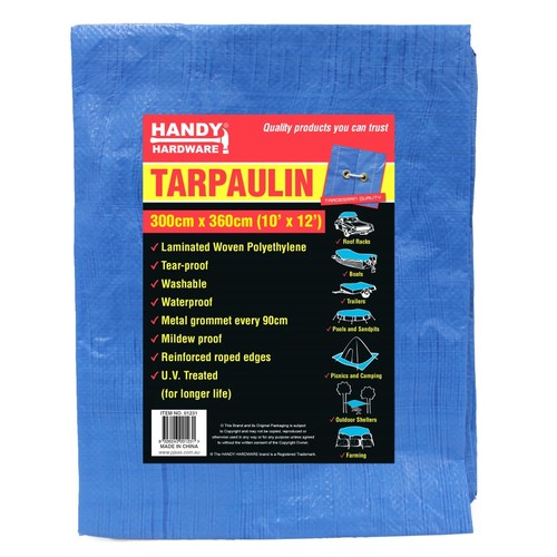 Tarpaulin 300 x 360cm, 10ft x 12ft