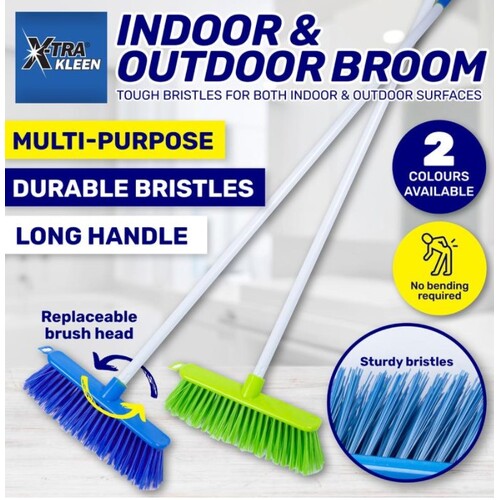 Broom (Indoor & Outdoor) 2pk
