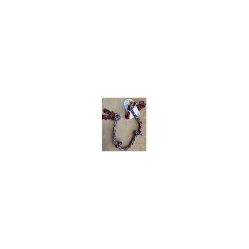 Pet Rope Bone 9in with2 Knots Natural 