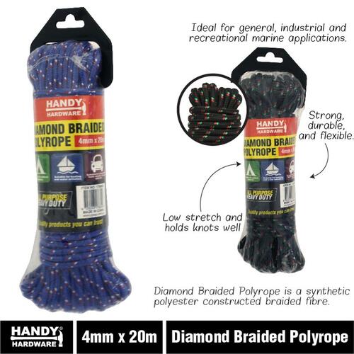 Diamond Braided Polyrope