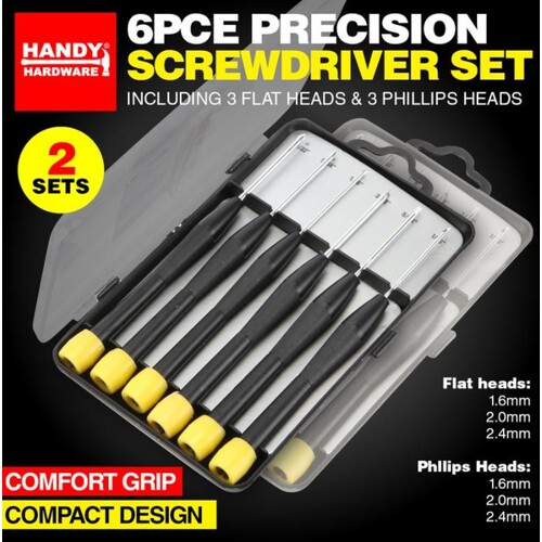 Screwdriver Set Precision 6pc